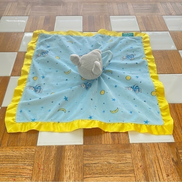 Goodnight Moon Bunny Rabbit Plush Lovey Security Blanket - Picture 5 of 12